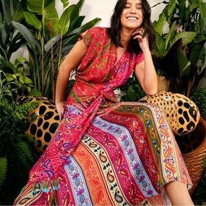 Farm Rio Colorful Bandana dress